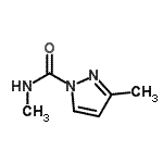 CAS 登录号：70584-10-0， N,3-二甲基-1H-吡唑-1-甲酰胺