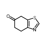 结构式 CAS# 70590-43-1, 4,7-二氢-1,3-苯并噻唑-6(5H)-酮