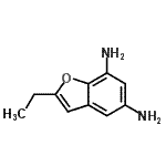 CAS 登录号：705928-17-2， 2-乙基-1-苯并呋喃-5,7-二胺