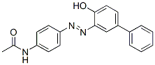 CAS 登录号：70660-54-7， N-[4-[(4-羟基[1,1'-联苯]-3-基)偶氮]苯基]乙酰胺