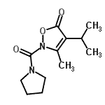 CAS 登录号：706803-99-8， 4-异丙基-3-甲基-2-(1-吡咯烷基羰基)-1,2-恶唑-5(2H)-酮