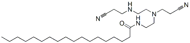 CAS 登录号：70682-67-6， N-[2-[(2-氰基乙基)[2-[(2-氰基乙基)氨基]乙基]氨基]乙基]硬脂酰胺