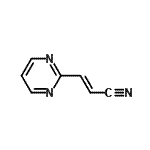 CAS 登录号：70688-28-7， (2E)-3-(2-嘧啶基)丙烯腈