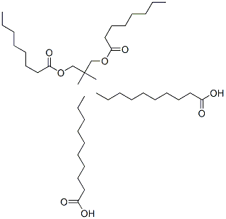CAS 登录号：70693-32-2， 癸酸混合物酯与新戊二醇和辛酸