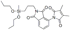 CAS 登录号：70767-01-0， 3-(2,5-二氢-3,4-二甲基-2,5-二氧代-1H-吡咯-1-基)-N-[3-(甲基二丙氧基硅烷基)丙基]邻苯二甲酰亚胺