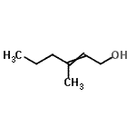 CAS 登录号：70771-72-1， (2E)-3-甲基-2-己烯-1-醇