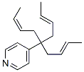 结构式 CAS# 70776-89-5, 4-(1,1-二丁-2-烯基戊-3-烯基)吡啶