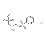 CAS#: 70788-51-1， Sodium 2-hydroxy-3-[(phenylsulfonyl)amino]-1-propanesulfonate