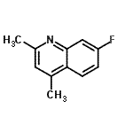 CAS#: 708-72-5， 7-Fluoro-2,4-dimethylquinoline