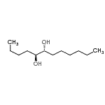 结构式 CAS# 70859-32-4, (5S,6R)-5,6-十二烷二醇