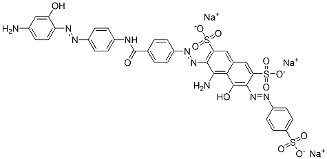 CAS#: 70900-28-6， Trisodium 4-Amino-3-[[4-[[[4-[(4-Amino-2-Hydroxyphenyl)Azo]Phenyl]Amino]Carbonyl]Phenyl]Azo]-5-Hydroxy-6-[(4-Sulphonatophenyl)Azo]Naphthalene-2,7-Disulphonate
