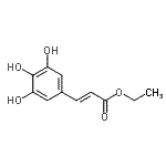 CAS 登录号：709007-51-2， 乙基(2E)-3-(3,4,5-三羟基苯基)丙烯酸酯