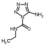 CAS 登录号：709015-91-8， 5-氨基-N-乙基-1H-四唑-1-甲酰胺
