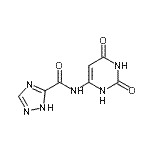 CAS 登录号：709018-26-8， N-(2,6-二氧代-1,2,3,6-四氢-4-嘧啶基)-1H-1,2,4-三唑-3-甲酰胺