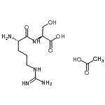 CAS 登录号：70921-62-9， L-精氨酰-L-丝氨酸乙酸盐(1:1)