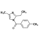 CAS 登录号：709645-69-2， (2-乙基-4-甲基-1H-咪唑-1-基)(4-甲基苯基)甲酮