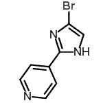 CAS 登录号：71048-48-1， 4-(4-溴-1H-咪唑-2-基)吡啶