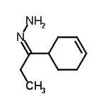 CAS 登录号：7105-57-9， (1Z)-[1-(3-环己烯-1-基)亚丙基]肼