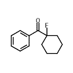 CAS#: 71057-11-9， (1-Fluorocyclohexyl)(phenyl)methanone