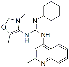 CAS 登录号：71079-30-6， 2-环己基-1-(3,5-二甲基恶唑-4-基)-3-(2-甲基喹啉-4-基)胍