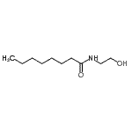结构式 CAS# 7112-02-9, N-(2-羟基乙基)辛酰胺