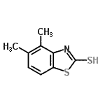 CAS 登录号：71216-19-8， 4,5-二甲基-1,3-苯并噻唑-2(3H)-硫酮