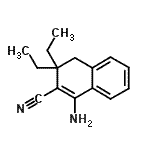 CAS#: 712320-58-6， 1-Amino-3,3-diethyl-3,4-dihydro-2-naphthalenecarbonitrile