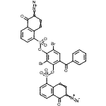 CAS 登录号：71241-63-9， 4-苯甲酰基-2,6-二溴-1,3-亚苯基二(6-重氮基-5-氧代-5,6-二氢-1-萘磺酸酯)