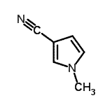 CAS 登录号：7126-46-7， 1-甲基-1H-吡咯-3-甲腈