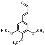 CAS 登录号：71277-13-9， (2E)-3-(3,4,5-三甲氧基苯基)丙烯醛