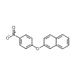 结构式 CAS# 71311-82-5, 2-(4-硝基苯氧基)萘