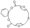 CAS#: 71349-40-1， 2,16,22,23-Tetraoxa-9-Thiatetracyclo[15.3.1.14,7.111,14]Tricosa-1(21),4,6,11,13,17,19-Heptaene-3,15-Dione