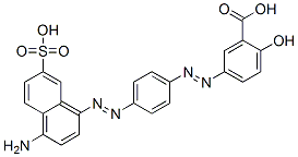 CAS#: 71393-87-8， 5-[[4-[(4-Amino-7-Sulfo-1-Naphthalenyl)Azo]Phenyl]Azo]-2-Hydroxybenzoic Acid
