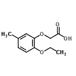 CAS 登录号：714251-60-2， (2-乙氧基-5-甲基苯氧基)乙酸