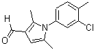 CAS 登录号：714278-09-8， 1-(3-氯-4-甲基苯基)-2,5-二甲基-1H-吡咯-3-甲醛