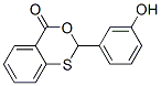 CAS 登录号：7144-28-7， 9-(3-羟基苯基)-8-氧杂-10-硫杂双环[4.4.0]癸-1,3,5-三烯-7-酮