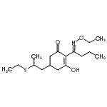 CAS 登录号：71441-80-0， 2-[(1E)-N-乙氧基琥珀酰亚胺基]-5-[2-(乙硫基)丙基]-3-羟基-2-环己烯-1-酮