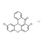 CAS 登录号：71463-52-0， 钠2-(2,7-二氯-9H-氧杂蒽-9-基)苯甲酸酯