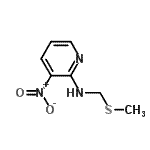 CAS 登录号：71473-71-7， N-[(甲硫基)甲基]-3-硝基-2-吡啶胺