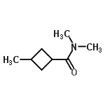 CAS 登录号：71473-97-7， N,N,3-三甲基环丁烷甲酰胺