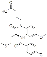 CAS 登录号：71489-32-2， 4-[[(2S)-2-[(4-氯苯甲酰基)氨基]-4-甲硫基-丁酰基]-(4-甲氧基苯基)氨基]丁酸