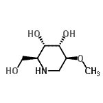 CAS 登录号：714910-46-0， (2S,3S,4S,5S)-2-(羟基甲基)-5-甲氧基-3,4-哌啶二醇
