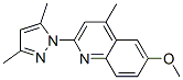 CAS 登录号：71509-00-7， 2-(3,5-二甲基吡唑-1-基)-6-甲氧基-4-甲基-喹啉