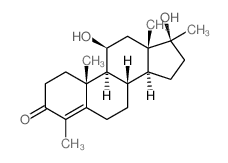 CAS 登录号：7153-88-0， (8S,9S,10R,11S,13S,14S,17S)-11,17-二羟基-4,10,13,17-四甲基-2,6,7,8,9,11,12,14,15,16-十氢-1H-环戊并[a]菲-3-酮