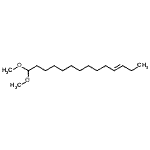 CAS 登录号：71566-64-8， (3E)-14,14-二甲氧基-3-十四碳烯