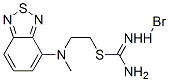 CAS 登录号：71605-58-8， 2-(8-硫杂-7,9-二氮杂双环[4.3.0]壬-2,4,6,9-四烯-2-基甲基氨基)乙硫基甲脒氢溴酸盐