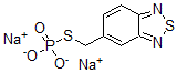 CAS 登录号：71605-74-8， 硫代磷酸 S-[(2,1,3-苯并噻二唑-5-基)甲基]酯 O,O-二钠盐
