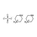 CAS 登录号：71607-28-8， 二哌嗪-1-鎓硫酸盐
