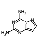 CAS 登录号：71680-61-0， 吡唑并[1,5-a][1,3,5]三嗪-2,4-二胺