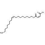 CAS 登录号：71698-87-8， (2Z)-4-[(9Z)-9-十八碳烯-1-基氧基]-4-氧代-2-丁烯酸